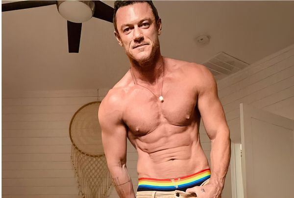 'Wear Your Pride': Luke Evans Rocks Pride Underwear in Shirtless Thirst Trap