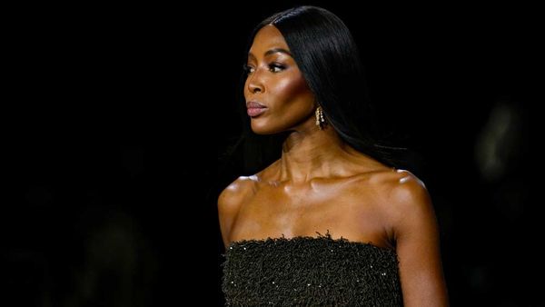 Naomi Campbell Walks for Star-studded Burberry Show at London Fashion Week 
