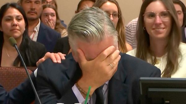 Alec Baldwin Weeps in Court When Judge Announces Involuntary Manslaughter Case Dismissed Mid-Trial