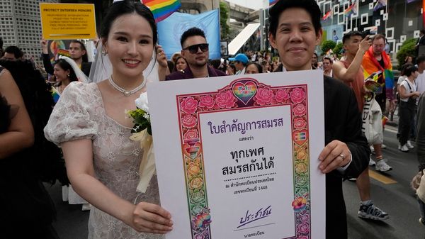 Same-Sex Couples in Thailand to Tie the Knot Starting January as Marriage Equality Bill Becomes Law