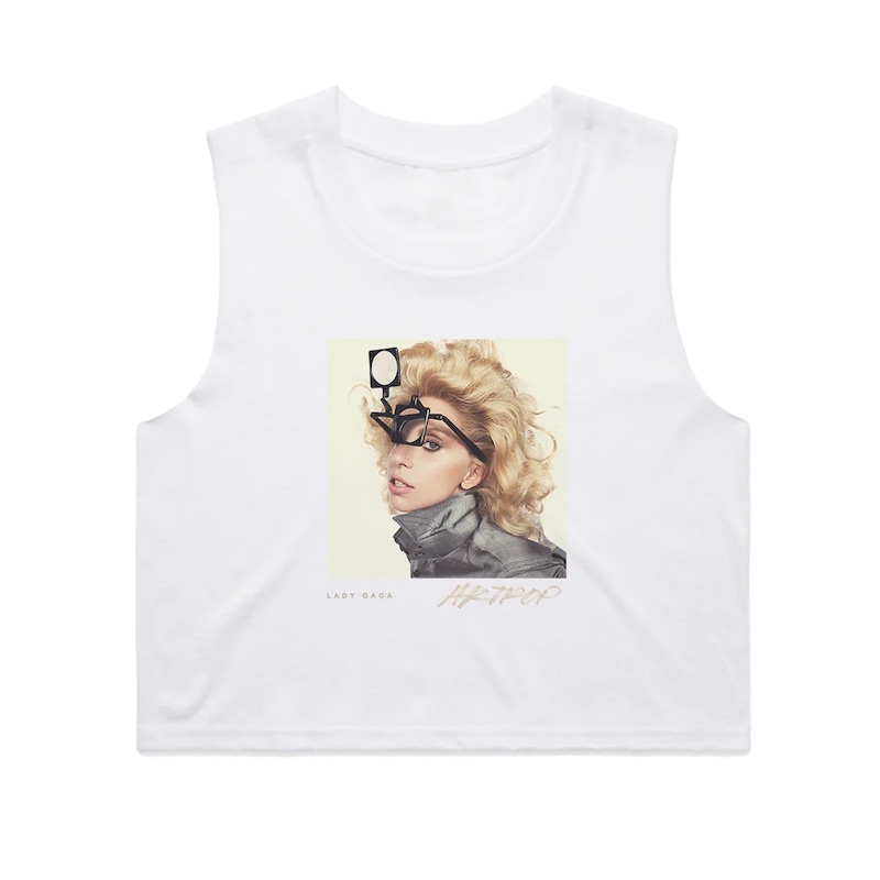 Artpop Glasses Portrait Crop Tank Top, $35