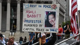 Air Force Grants Full Military Funeral to Insurrectionist Ashli Babbitt, Sparking Outrage Amid Transgender Service Member Discrimination