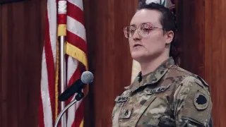 Transgender Veteran LeAnne Withrow Challenges Trump-Era Bathroom Ban in National Guard