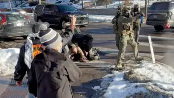 New Videos Show Alex Pretti Scuffle With Federal Officers in Minneapolis 11 Days Before His Death